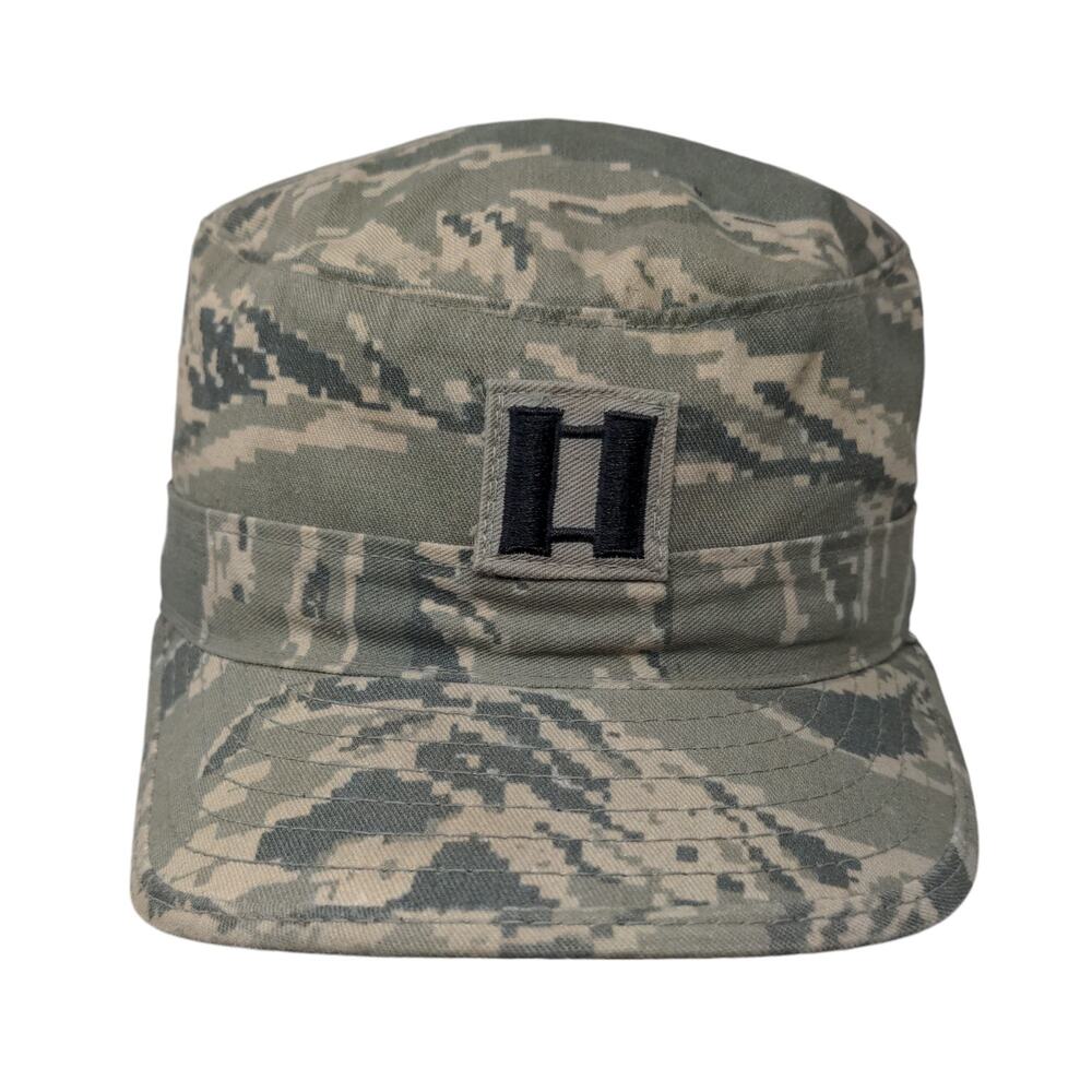U.S. Air Force Uility Cap Digital Camouflage Camo Green Tan Size 7 1/4